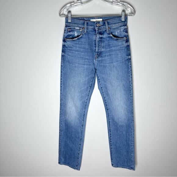 Mother Superior Jeans Hiker Hover High Waisted Straight Sz 25 - Picture 4 of 11